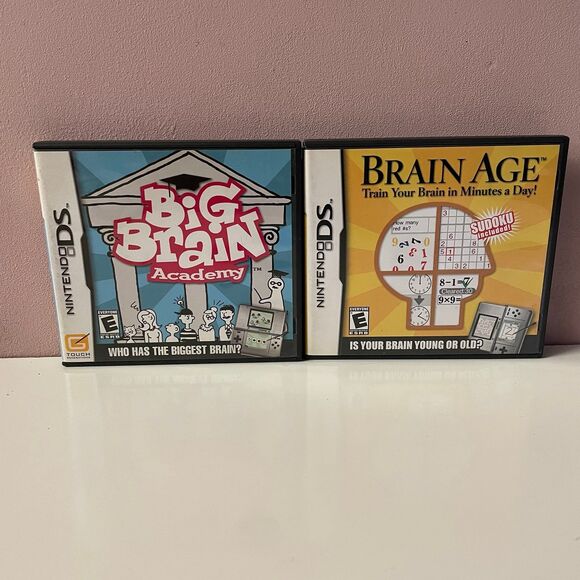 Nintendo DS Big Brain Academy & Brain Age - Picture 1 of 8